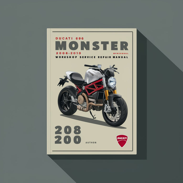 Ducati 696 Monster 2008-2010 Workshop Service Repair Manual