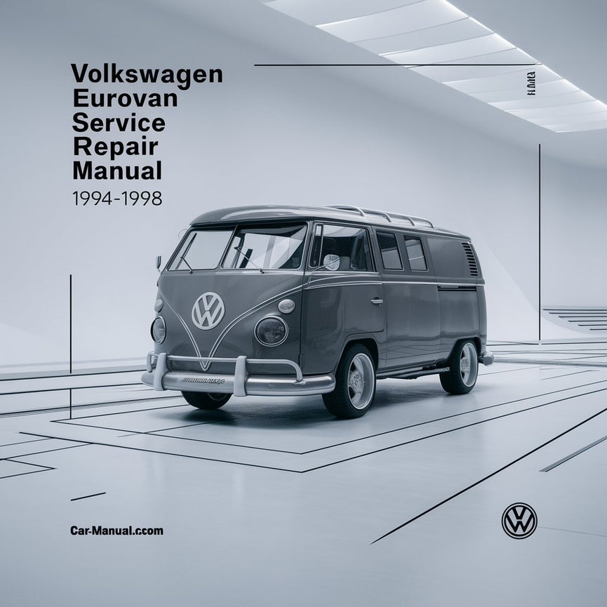 VOLKSWAGEN EUROVAN Manual de reparación de servicio 1994-1998 Descargar PDF