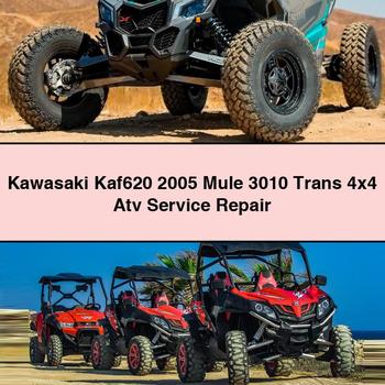 Kawasaki Kaf620 2005 Mule 3010 Trans 4x4 Atv Service Repair Manual