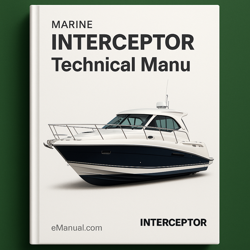 Interceptor marine engine N transmission technical manu