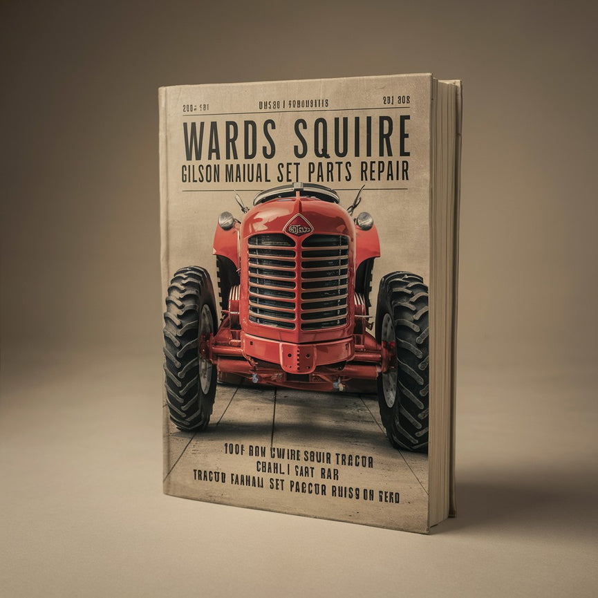 Wards Squire Traktor Gilson Handbuch Set Teile Reparatur PDF Download