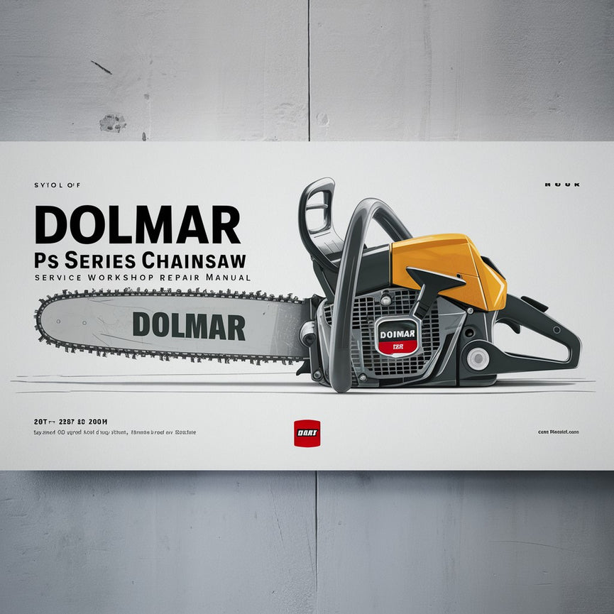 DOLMAR PS Series CHAINSAW Service Workshop Repair Manual PS-6400 PS-6400 H PS-7300 PS-7300 H PS-7900 PS-7900 H  Manual