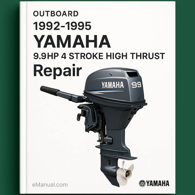 1992-1995 Yamaha 9.9HP 4 Stroke High Thrust Outboard Repair