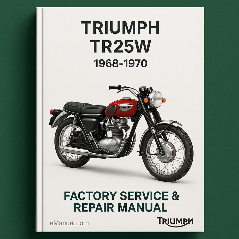 Triumph TR25W 1968-1970 Factory Service Repair Manual