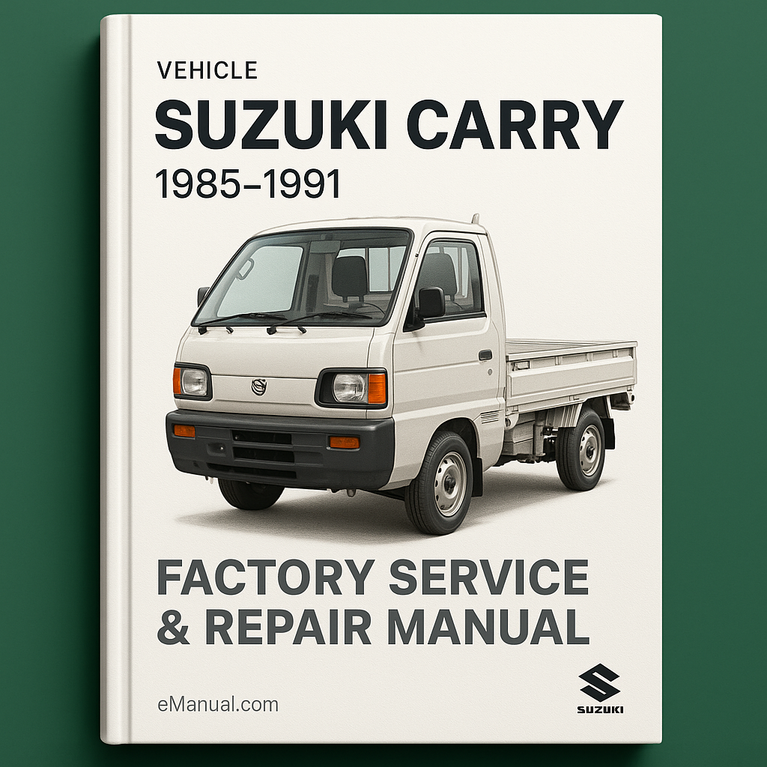 Suzuki Carry 1985-1991 Factory Service Repair Manual