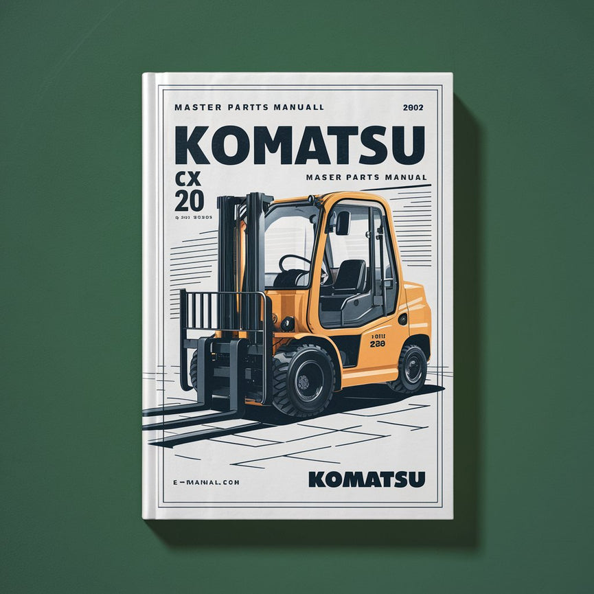 Komatsu CX 20 Forklift Master Parts Manual PDF Download