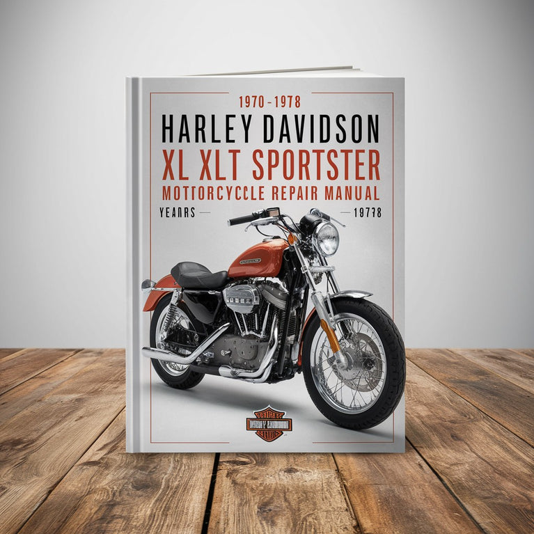 1970-1978 Harley Davidson XL XLH XLCH XLT Sportster Motorcyle Repair Manual