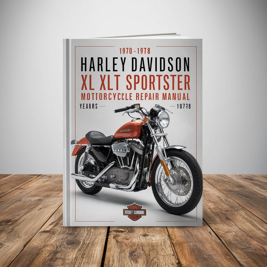 1970-1978 Harley Davidson XL XLH XLCH XLT Sportster Motorcyle Repair Manual PDF Download