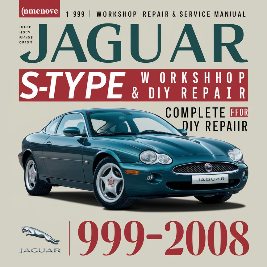 Jaguar S-Type 1999-2008 Workshop Repair & Service Manual [Complete & Informative for DIY Repair]