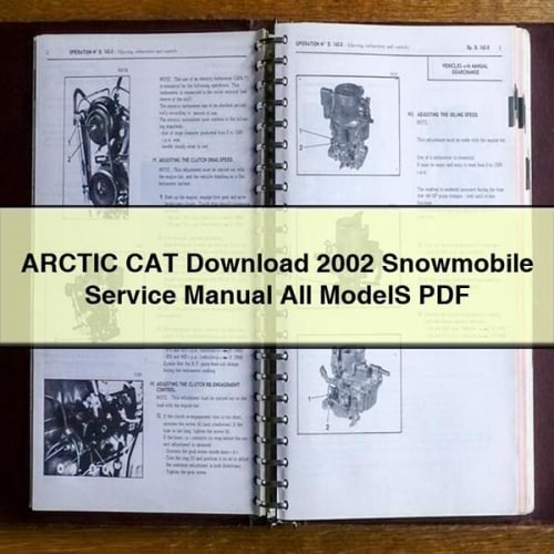 ARCTIC CAT  2002 Snowmobile Service Repair Manual All ModelS