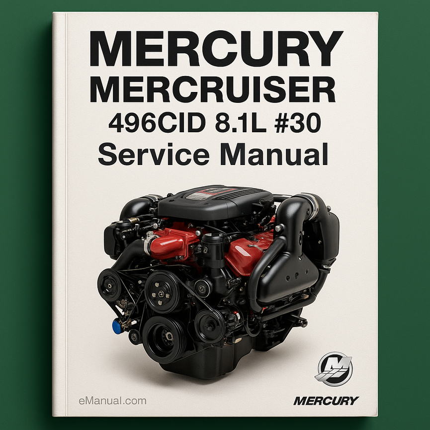 MERCURY MERCRUISER 496CID 8.1L #30 Service Manual