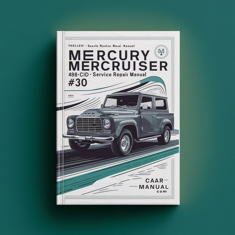 MERCURY MERCRUISER 496CID 8.1L #30 Service Manual PDF Download