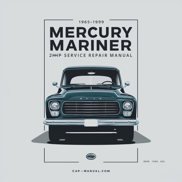 1965-1989 Mercury Mariner Outboard 2Hp-40Hp Service Repair Manual