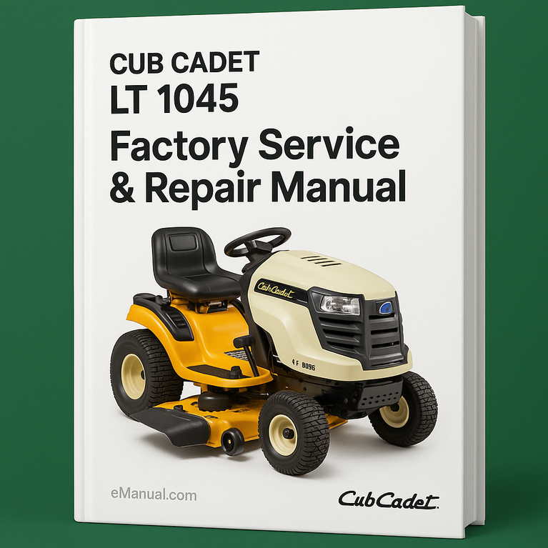Cub Cadet LT 1045 Factory Service Repair Manual