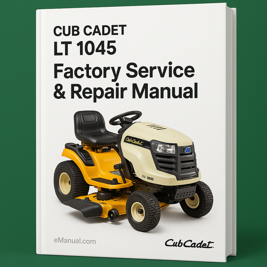 Cub Cadet LT 1045 Factory Service Repair Manual