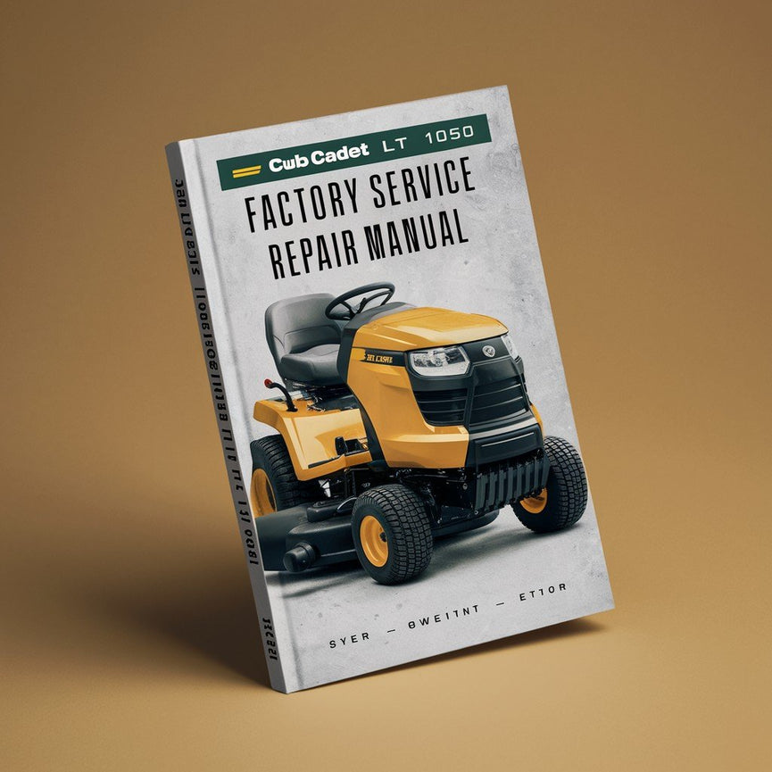 Cub Cadet LT 1050 Factory Service Repair Manual