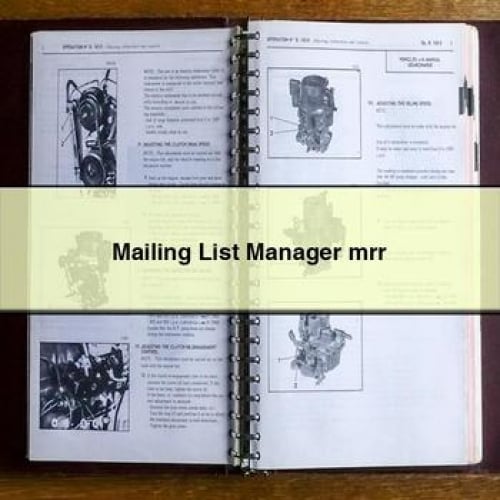 Mailing List Manager mrr