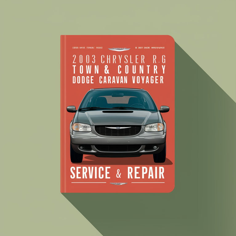 Manual de reparación y servicio de Chrysler RG Town &amp; Country Dodge Caravan y Voyager 2003 - Descargar PDF