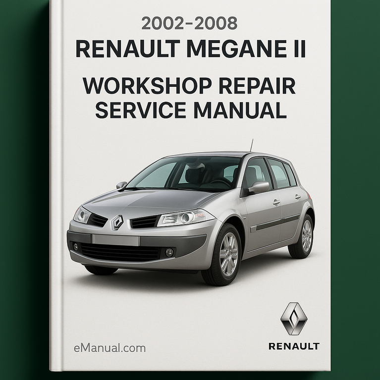 Renault Megane II 2 2002-2008 Manual Taller Reparación Servicio PDF Descargar