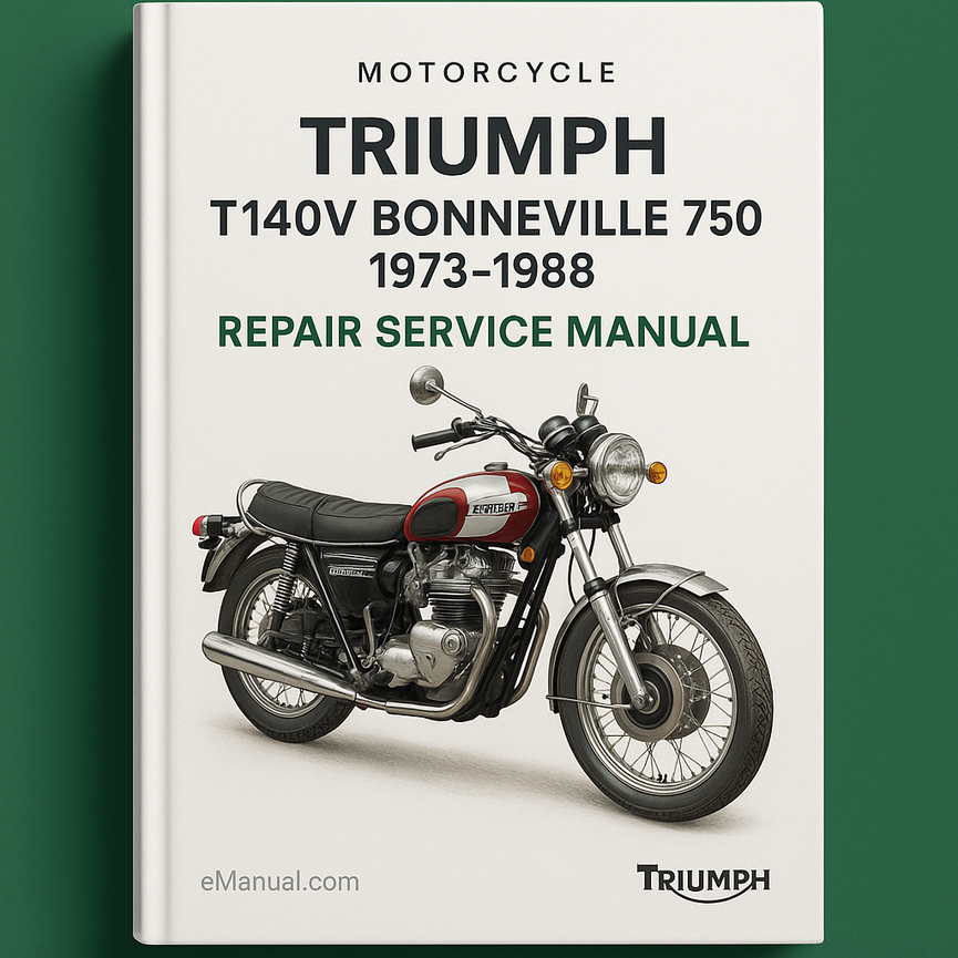 Triumph T140V Bonneville 750 1973-1988 Repair Service Manual