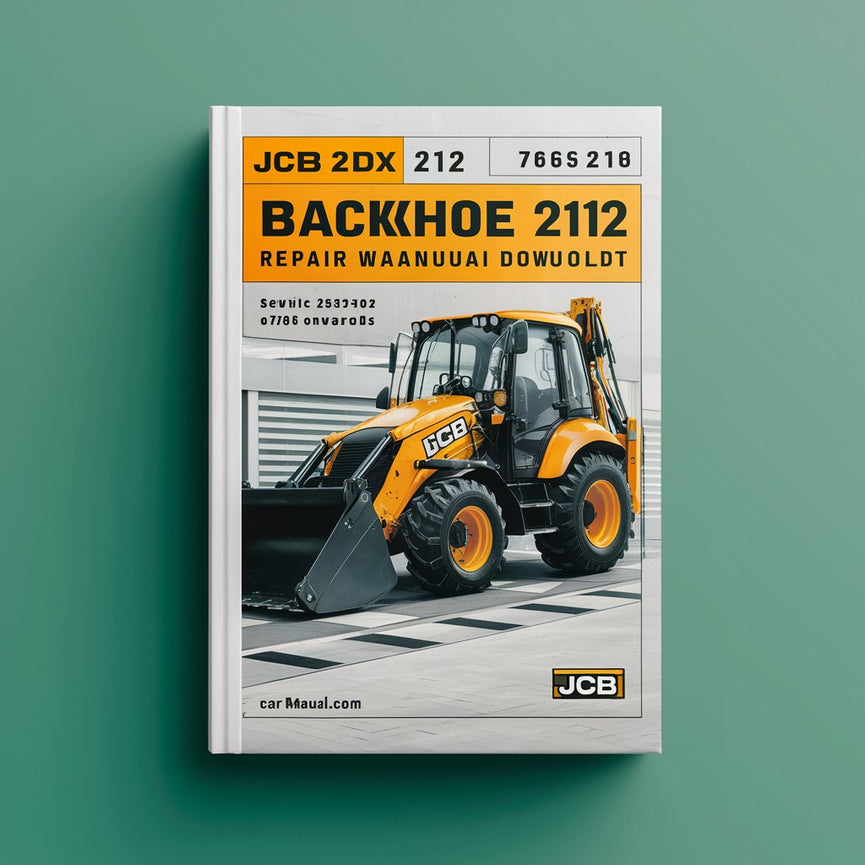 Manual de taller de reparación de servicio de retroexcavadora JCB 2CX 2DX 210 212 DescargariSNF657001 a 763230C481196 en adelantej PDF