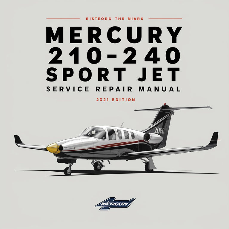 Mercury 210-240 sport jet Service Repair Manual