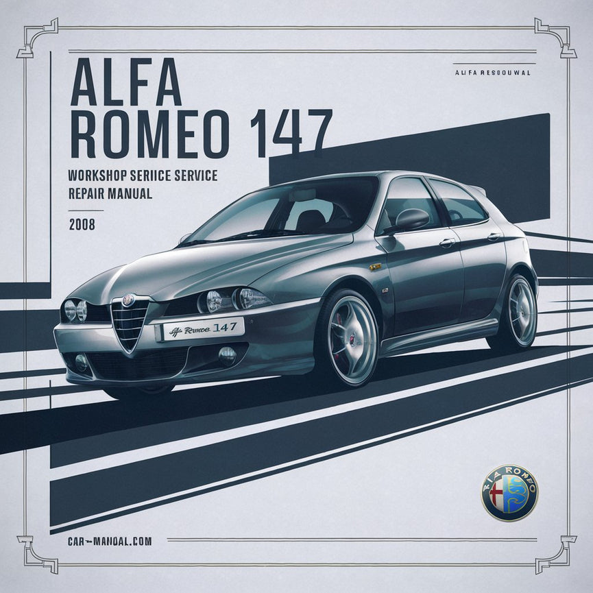 Alfa Romeo 147 2008 Manual Taller Servicio Reparacion Descargar PDF