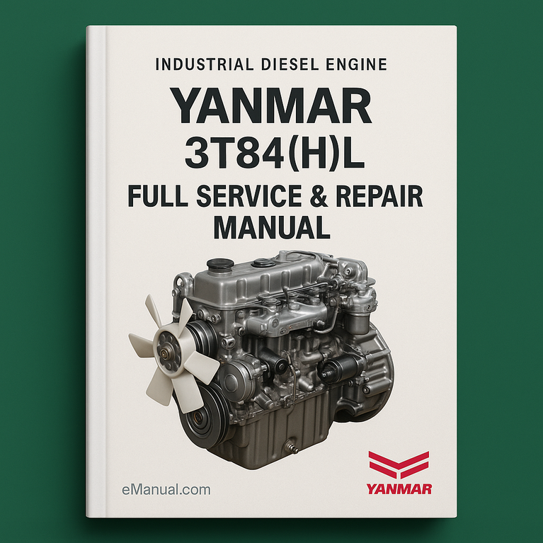 YANMAR 3T84(H) L Industrial Diesel Engine Full Service & Repair Manual