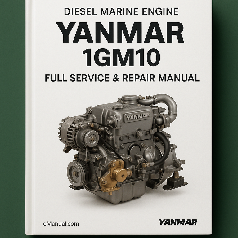 YANMAR 1GM10 Diesel Marine Engine Full Service & Repair Manual