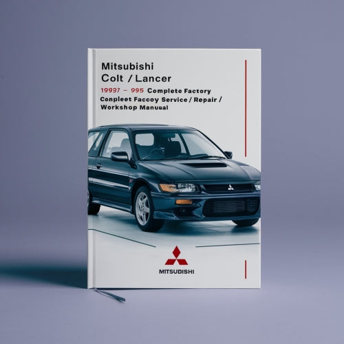 Mitsubishi Colt / Lancer 1992 - 1995 Complete Factory Service / Repair / Workshop Manual