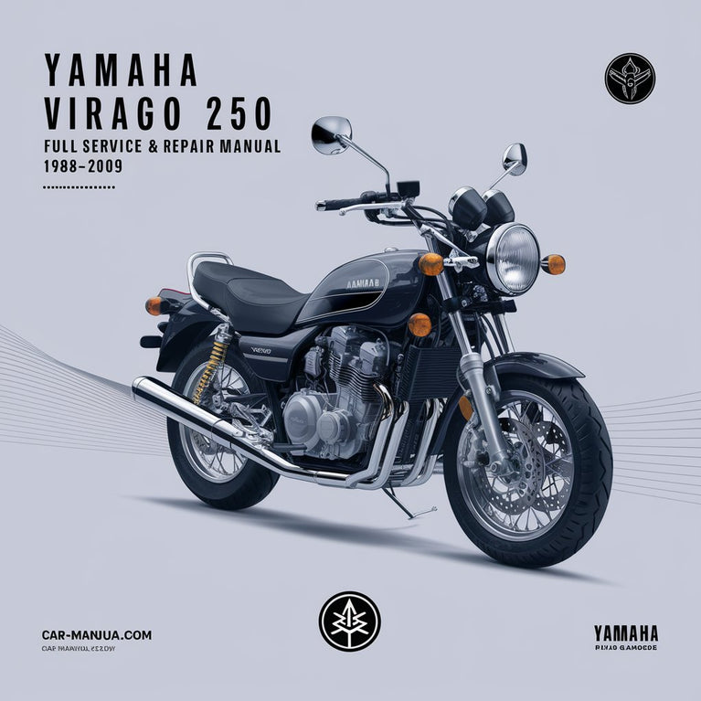 Yamaha VIRAGO 250 XV250 Full Service & Repair Manual 1988-2009