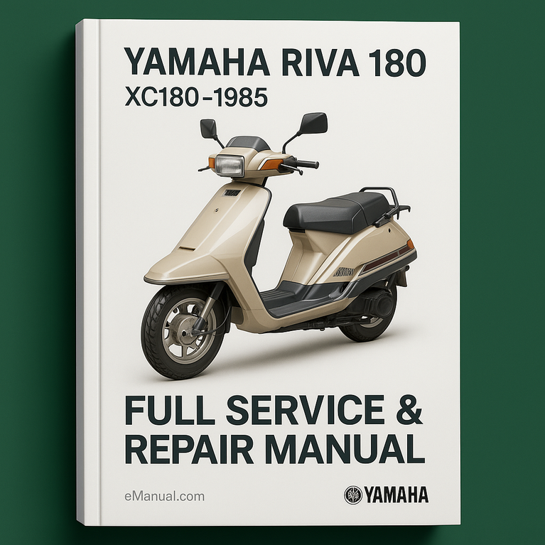 Yamaha RIVA 180 XC180 Full Service & Repair Manual 1983-1985