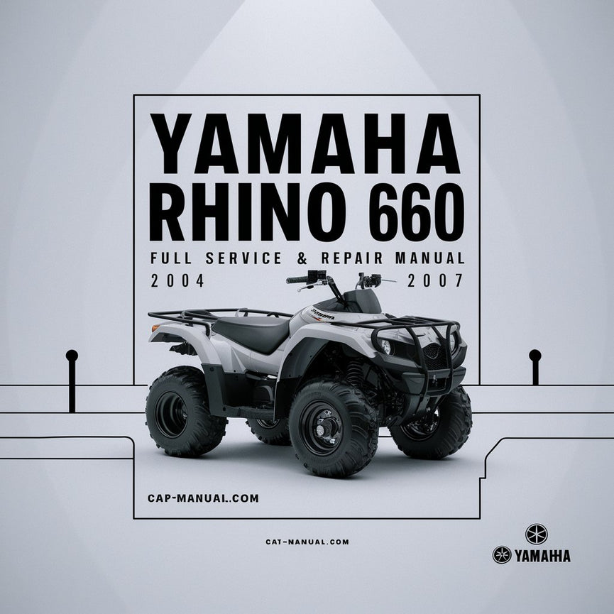 Yamaha RHINO 660 ATV Full Service & Repair Manual 2004-2007