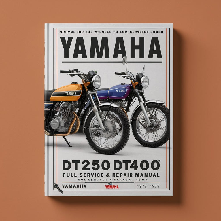 Yamaha DT250 DT400 Vollständiges Wartungs- und Reparaturhandbuch 1977-1979