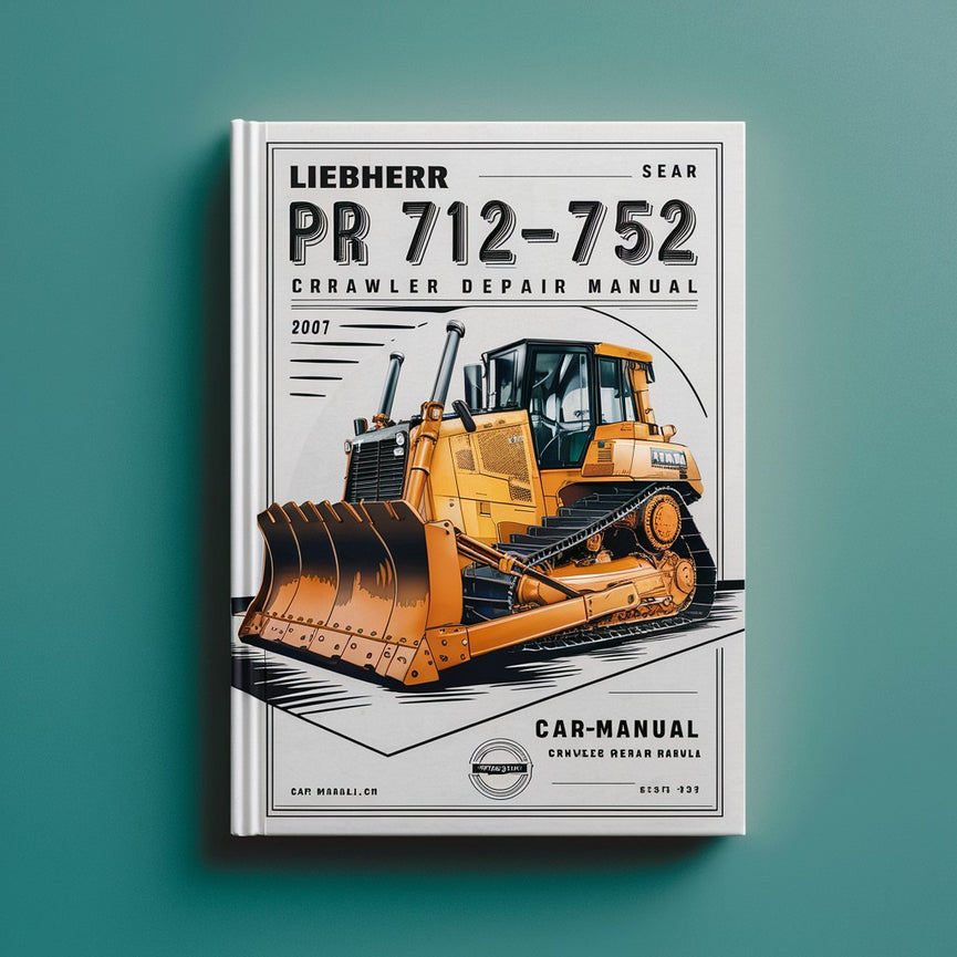 Wartungshandbuch für Raupenplanierraupen Liebherr PR 712-752