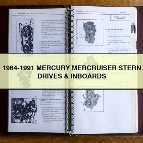 1964-1991 MERCURY MERCRUISER STERN DRIVES & INBOARDS