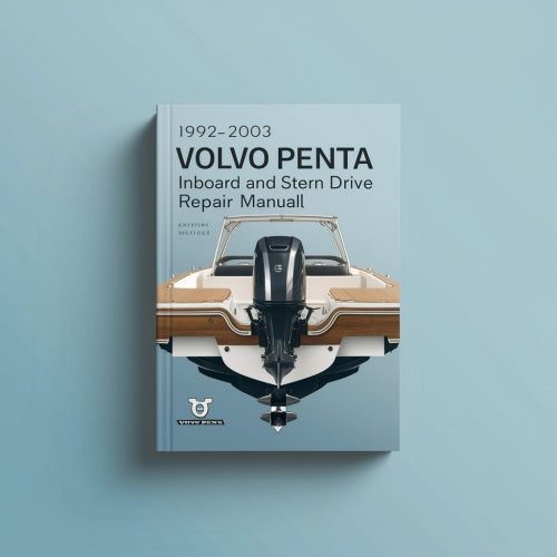 1992-2003 Volvo PENTA INBOARD And STERN DRIVE Repair Manual PDF Download