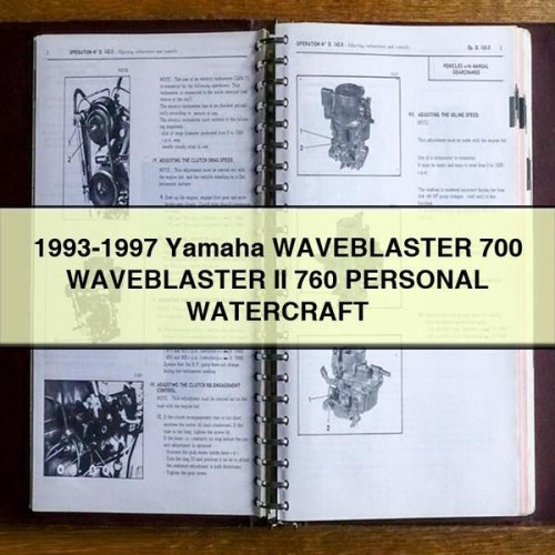 1993-1997 Yamaha WAVEBLASTER 700 WAVEBLASTER II 760 PERSONAL WATERCRAFT