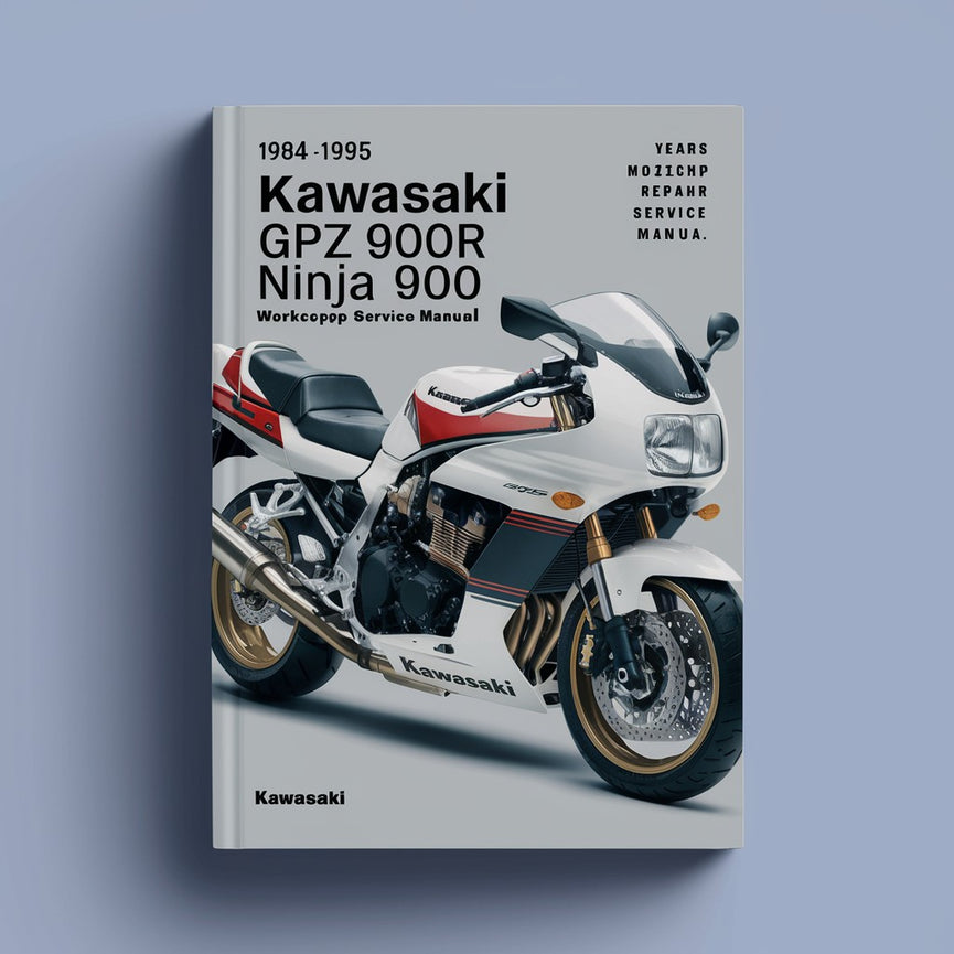 1984-1995 Kawasaki GPz900R Ninja 900 Motorcycle Workshop Repair Service Manual Best PDF Download