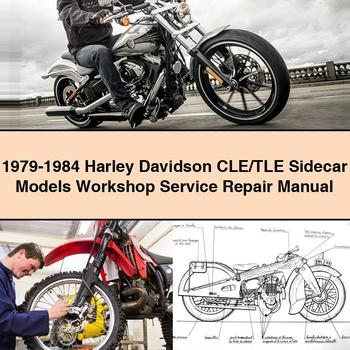 1979-1984 Harley Davidson CLE/TLE Sidecar Models Workshop Service Repair Manual