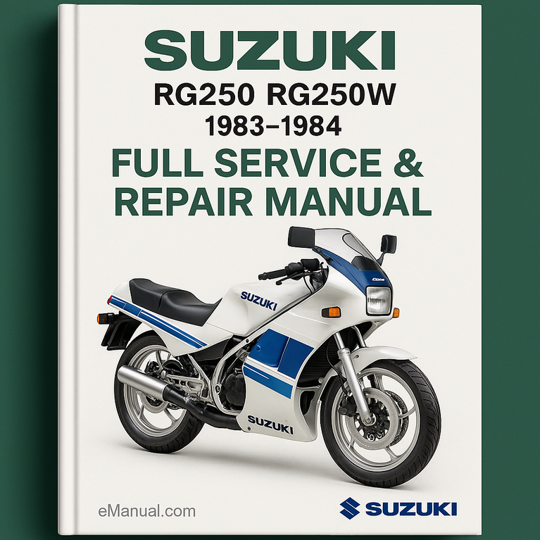 Suzuki RG250 RG250W Full Service & Repair Manual 1983-1984