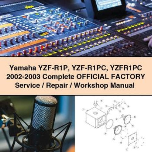 Yamaha YZF-R1P YZF-R1PC YZFR1PC 2002-2003 Complete OFFICIAL Factory Service / Repair / Workshop Manual