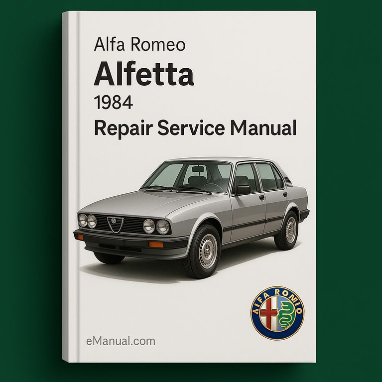 Alfa Romeo Alfetta 1984 Repair Service Manual