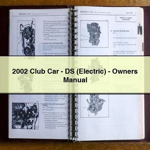 2002 Club Car-DS (Electric)-Owners Manual