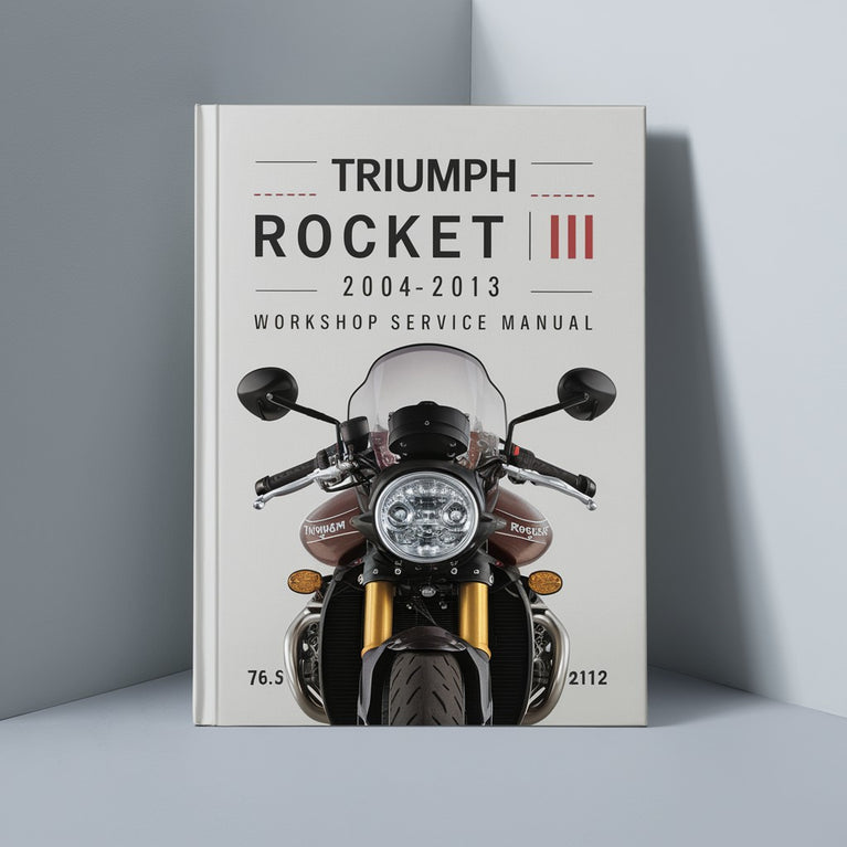 Triumph Rocket 3 III 2004-2013 Manual de servicio taller