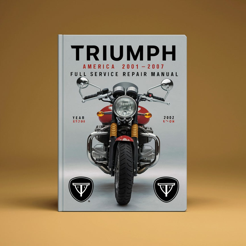 Triumph America 2001-2007 Manual de reparación de servicio completo Descargar PDF