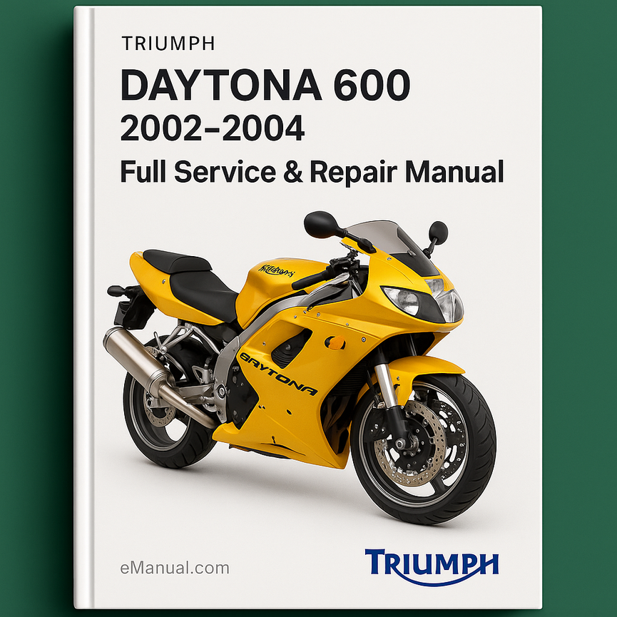 Triumph Daytona 600 2002-2004 Full Service Repair Manual