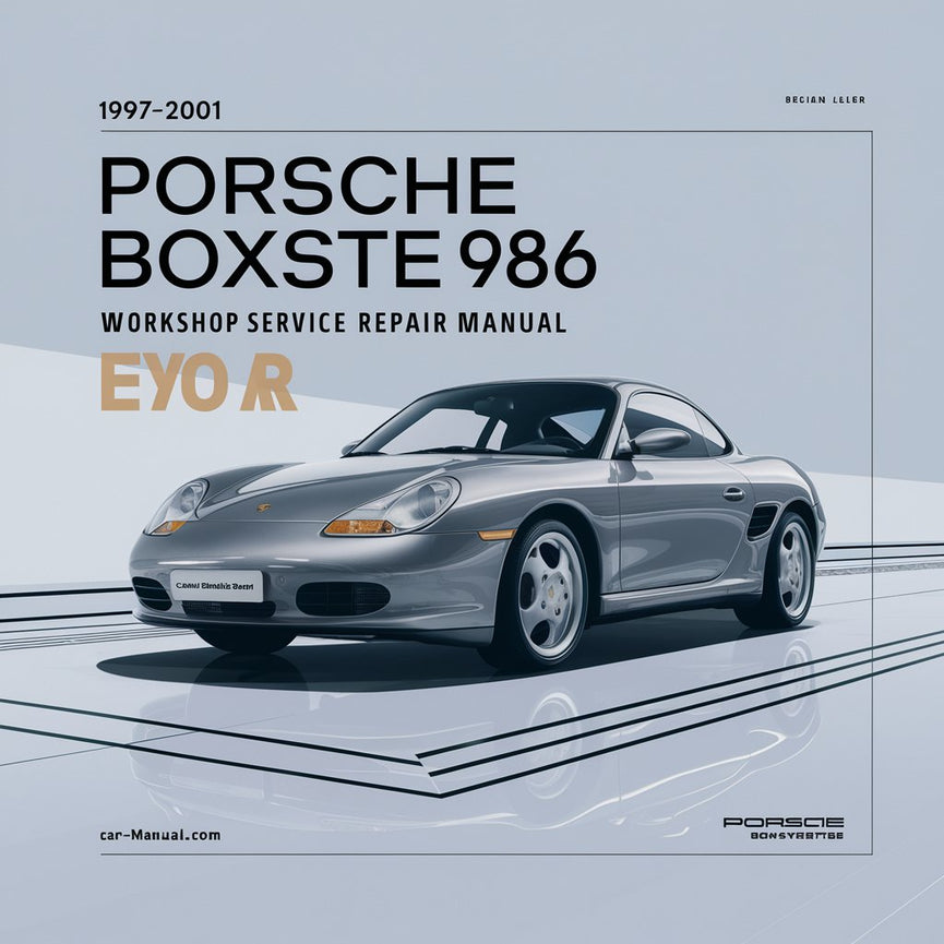 1997-2001 Porsche Boxster 986 Manual de reparación de servicio de taller Descargar PDF