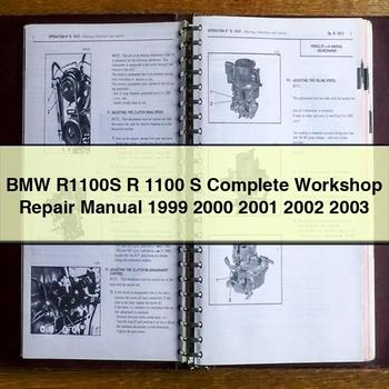 BMW R1100S R 1100 S Complete Workshop Repair Manual 1999 2000 2001 2002 2003