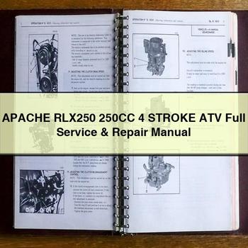 APACHE RLX250 250CC 4 STROKE ATV Full Service Repair Manual